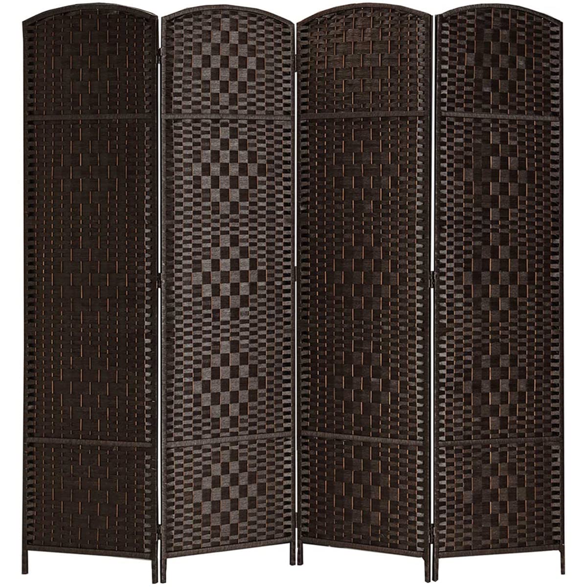 Buy RHF 6 ft. Tall 16" WideDiamond Weave Fiber Room Divider,Double