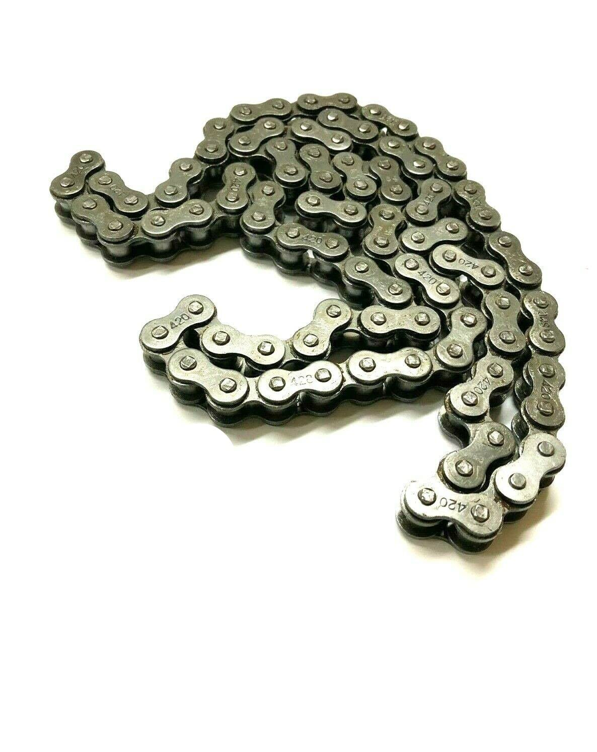 Amazon.com: Rear Drive Chain Compatible with Coleman 196cc CT200U Chain  CT200U BT200X Mini Bike : Automotive
