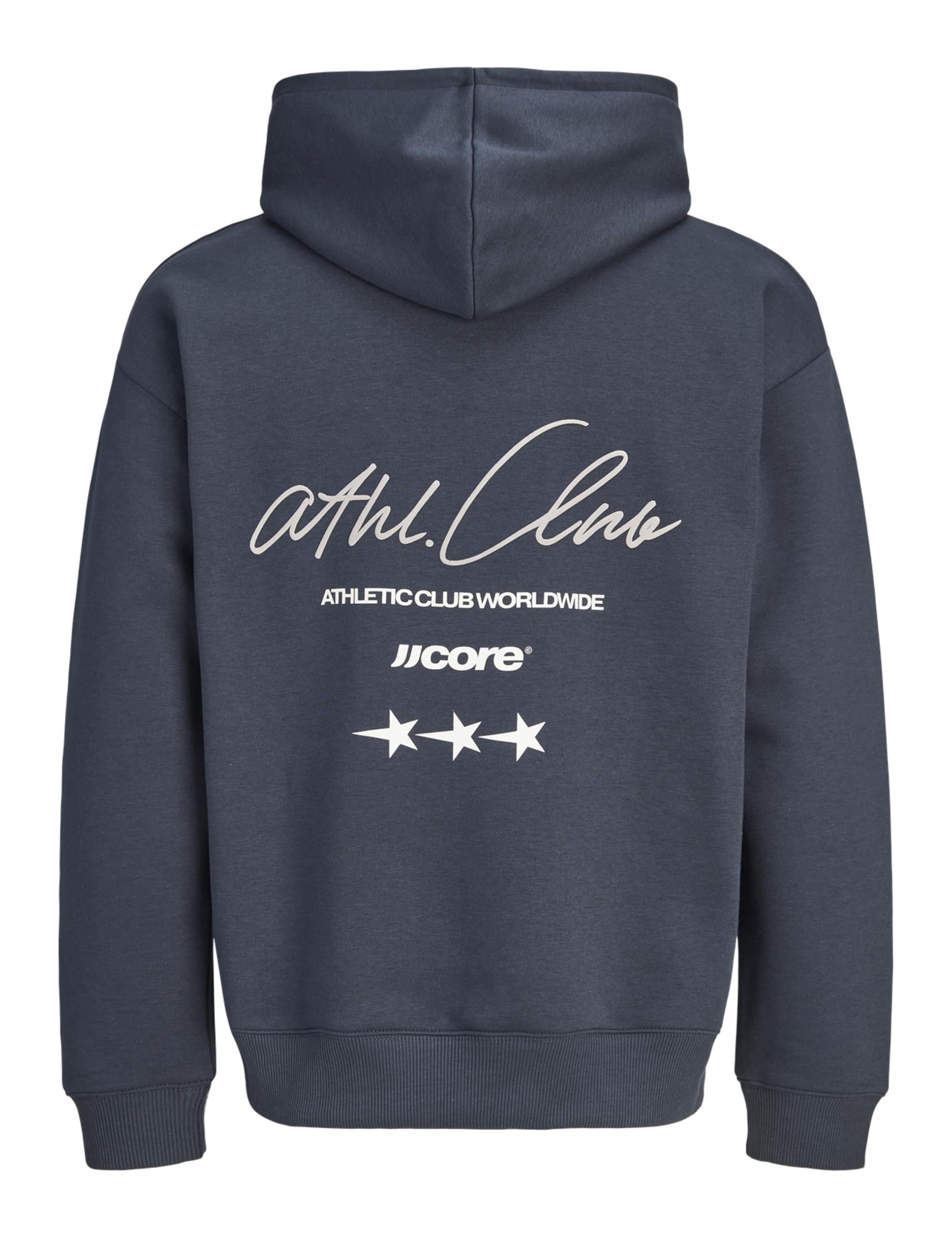 Jack & Jones Jcoclub Back Script Print Sweat Hood Sn Jcoclub Back Script Print Sweat Hood Sn Hombre (Pack de 1)