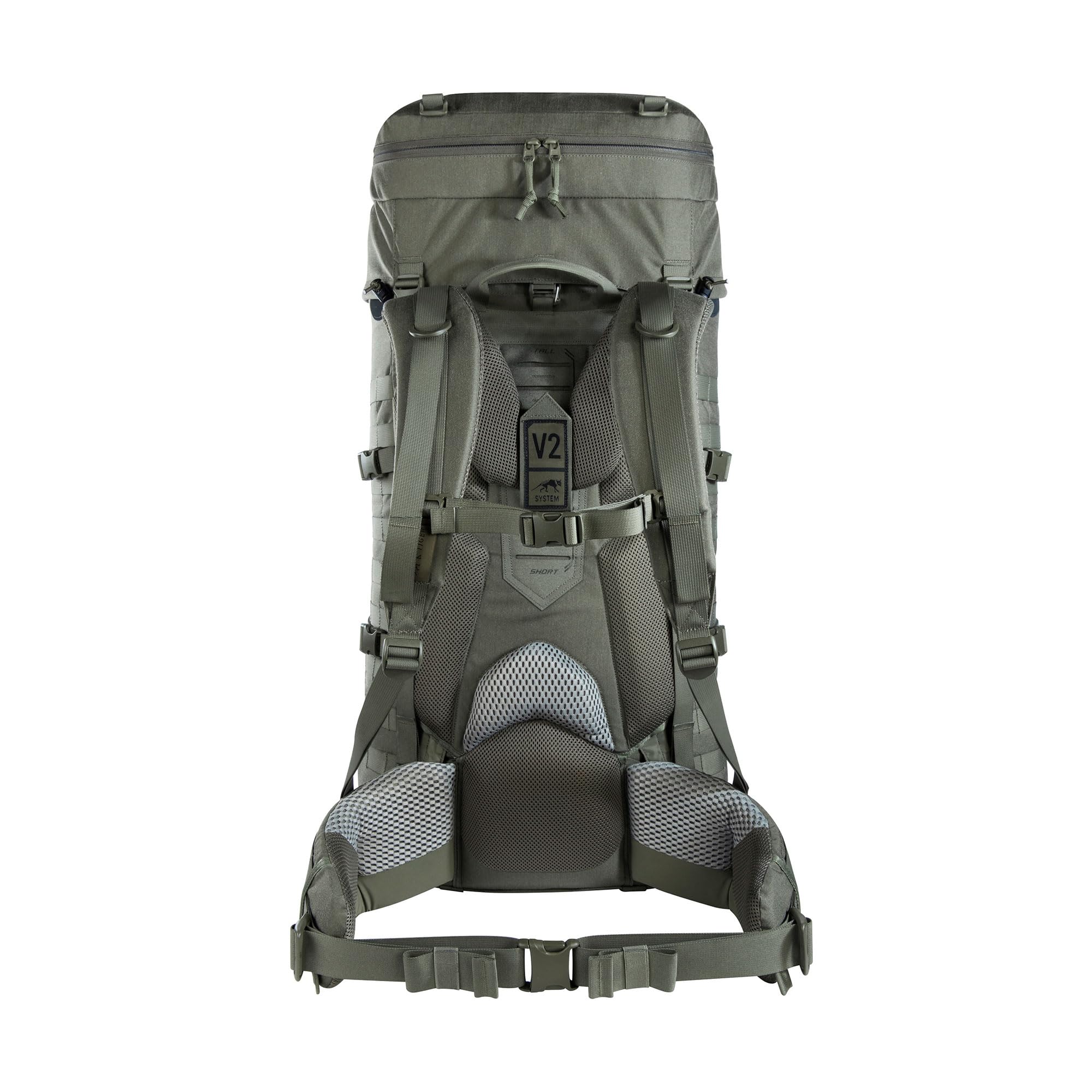 Tasmanian Tiger TT Base Pack 75 Modularer, erweiterbarer Einsatz-Rucksack 75L bis 90L Volumen, Ergonomischer Trekking-Rucksack mit Molle-System
