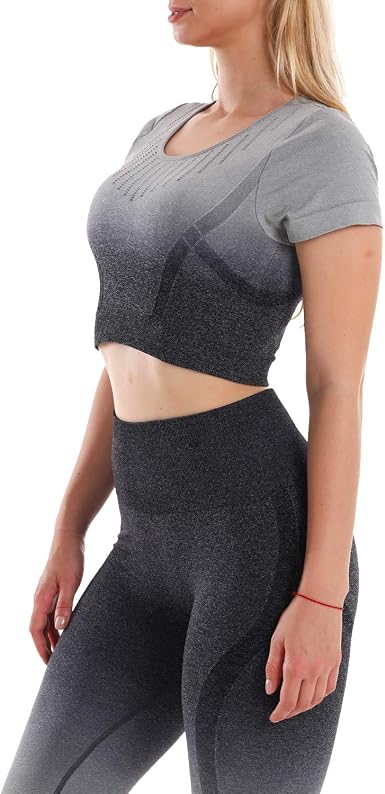 Amazon.com: Leggings de cintura alta sin costuras para mujer, control de  barriga, entrenamiento, gimnasio, levantamiento de glúteos, malla,  pantalones de yoga : Deportes y Actividades al Aire Libre