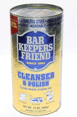 Bar Keepers Friend 11510 12 Oz Bar Keeper's Friend Limpiador y Polaco