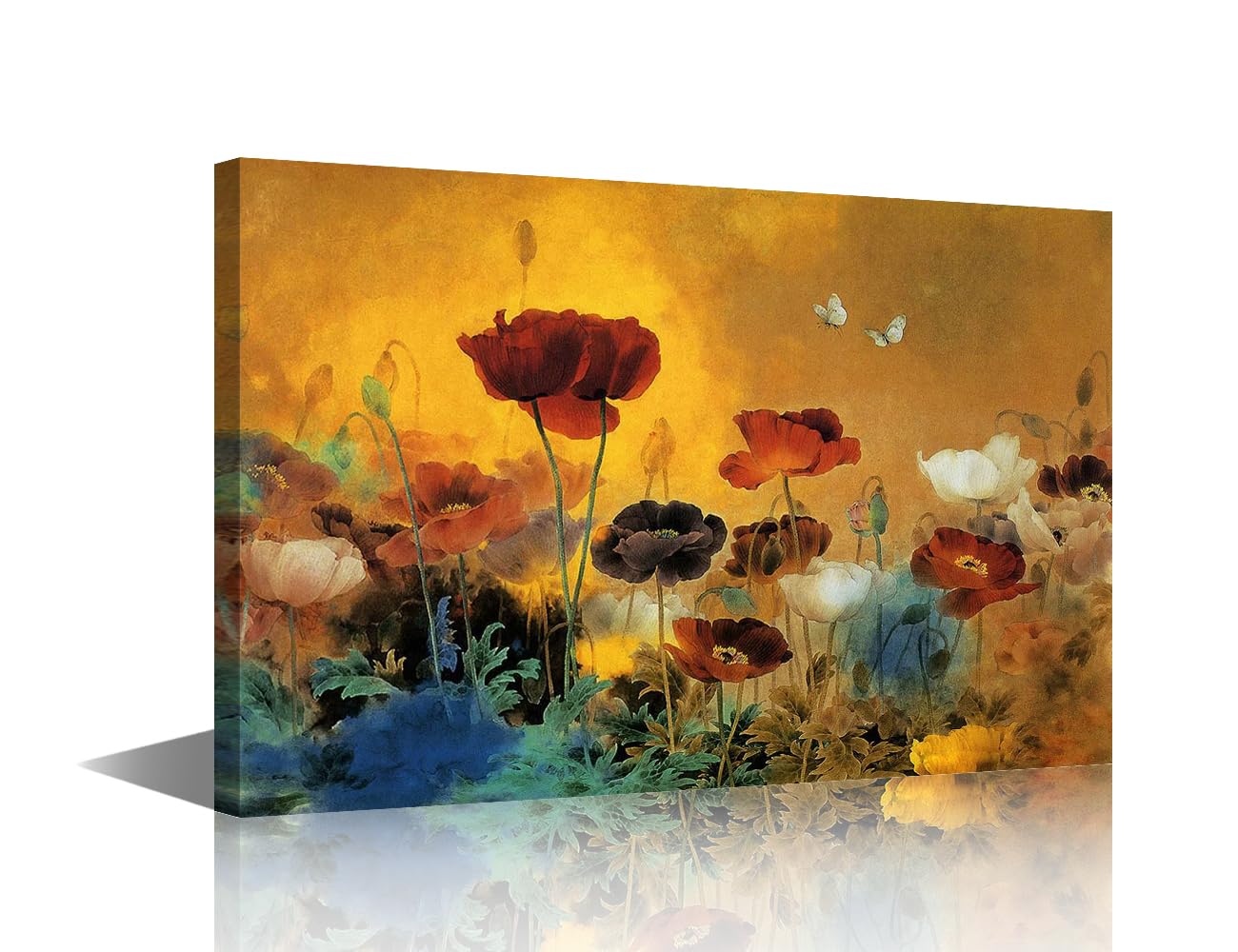 Abstract Painting Big Ben London Cityscape Picture Print on Canvas Wall Art Modern Artwork Wall Decor for Home Bedroom Office Decor with Frame 24"x 16" — view 40