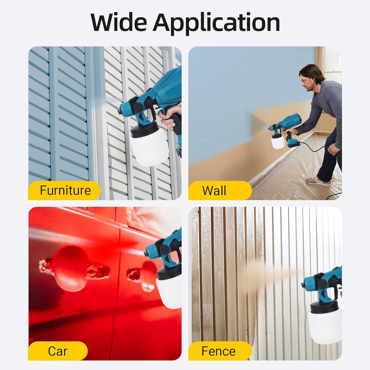 Wide Application of Paint Sprayer
