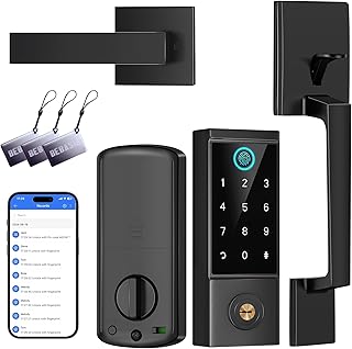 BEBASIA Smart Door Lock with Front Door ...