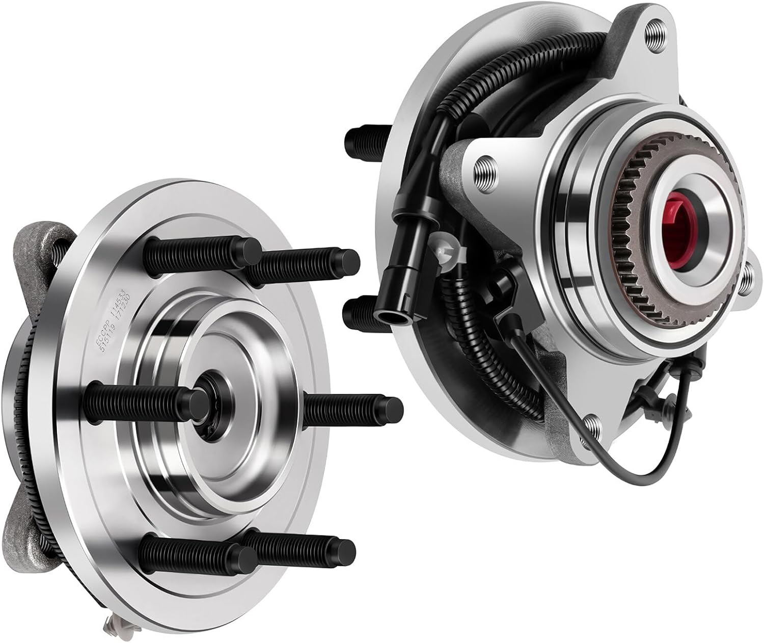 ECCPP Wheel Hub and Bearing Assembly Front 515119 fit for Ford F-150 2009-2010, for Lincoln Navigator 2003-2006 6 Lugs Wheel Bearing Hubs with ABS 2pcs