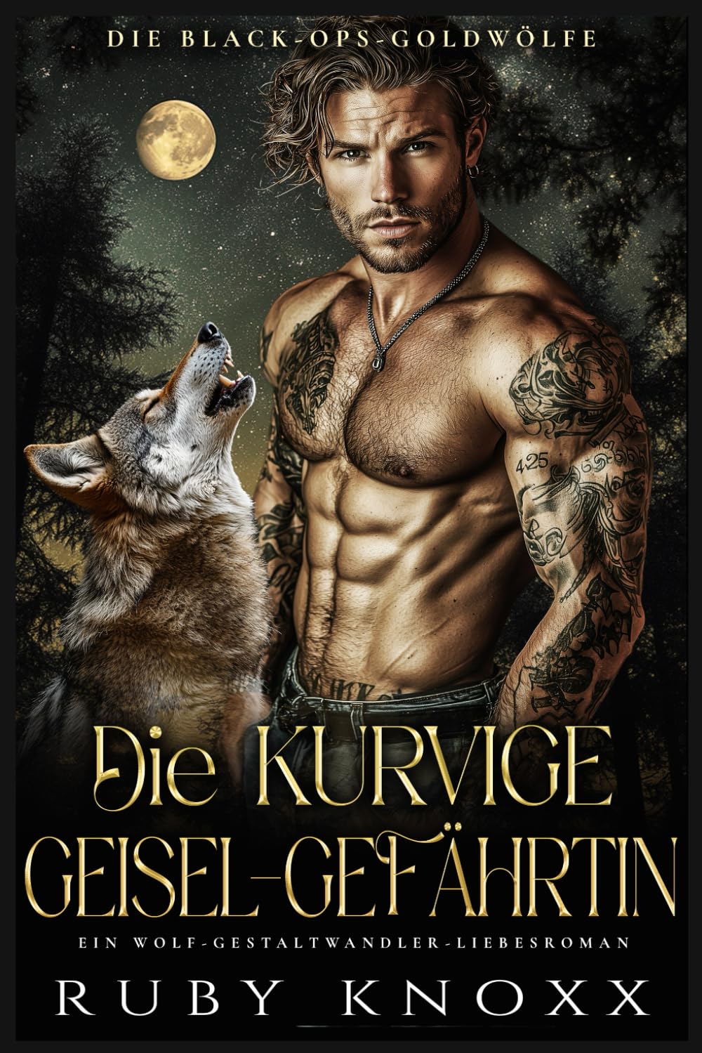 Die kurvige Geisel-Gefährtin: Ein Wolf-Gestaltwandler-Liebesroman (Die Black-Ops-Goldwölfe)