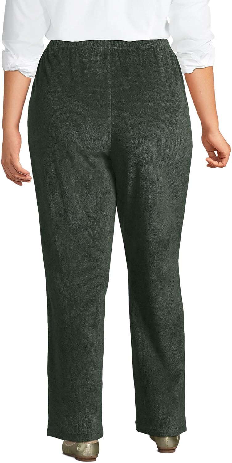 Lands' End Women's Sport Knit High Rise Corduroy Pants - Image 2