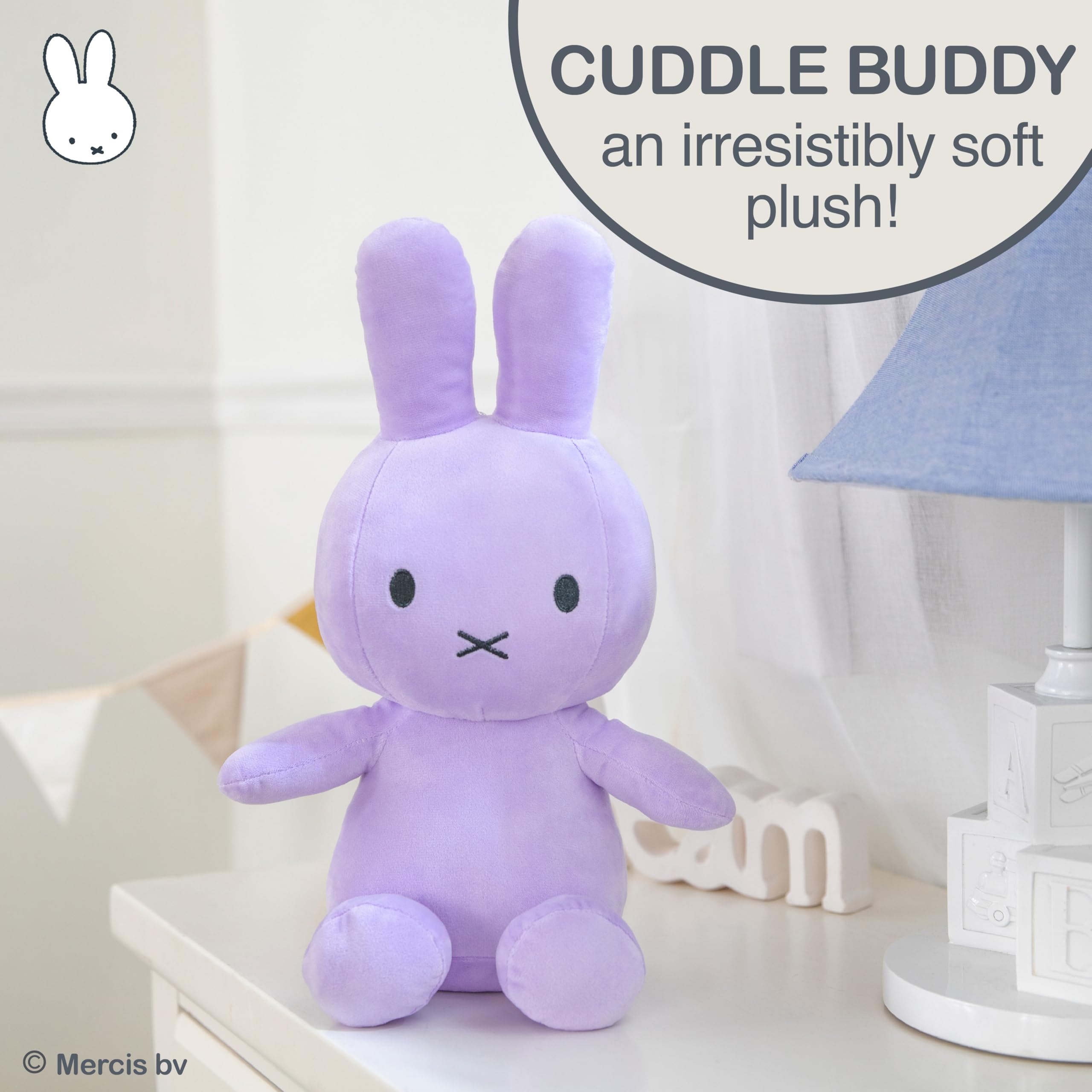 Amazon.com: Kids Preferred Miffy Plush Toy, 14 Inch Sitting Dutch