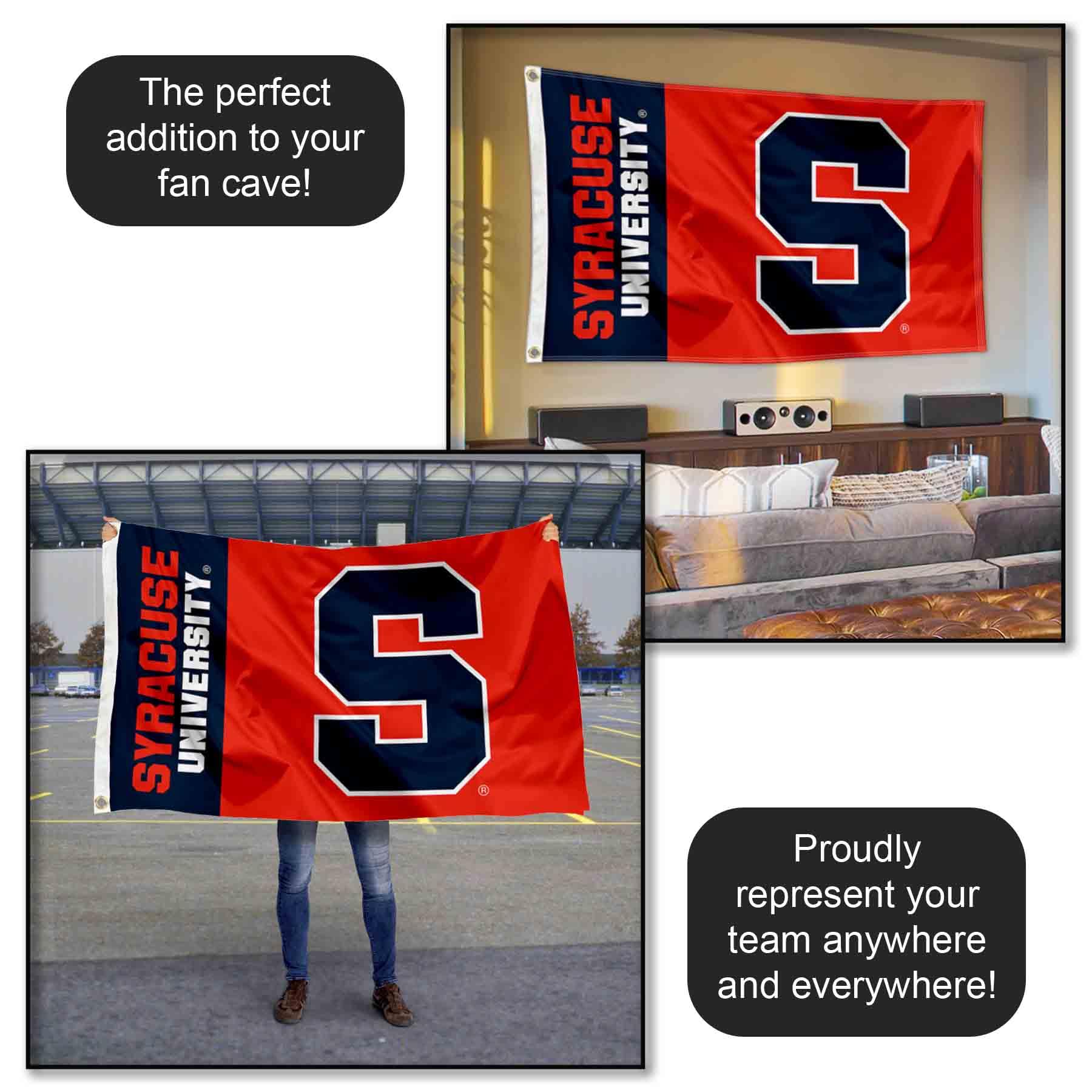 Syracuse Orange 11x15 Garden Flag By C&D