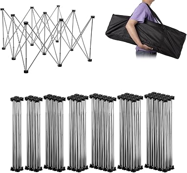 ROFBIHG Portable Folding Workstand with Storage Bag, Portable Mobile Workstand - Collapsible Workbench Legs, No Assembly Required, Ideal for Garage, Construction, Carpentry12 Legs
