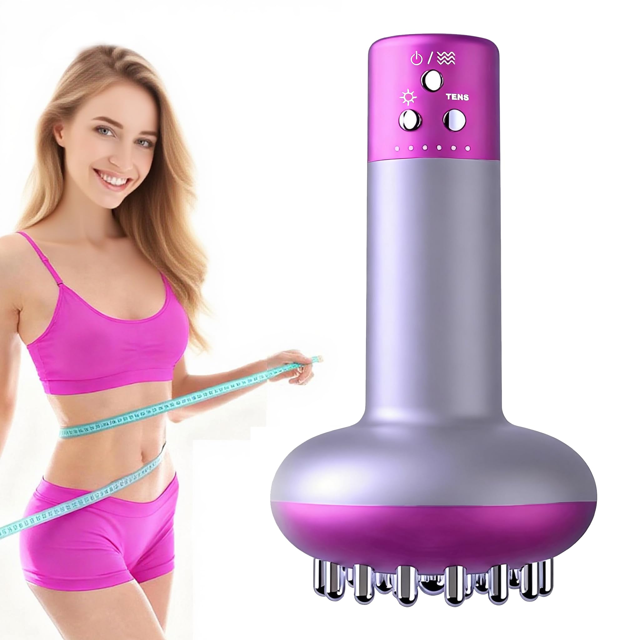 Lymphatic Drainage Massager & Anti Cellulite Massage Tool, Helps Reduce Fatigue & Cellulite for Legs & Belly Body Sculpting Machine with Microcurrent,