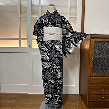 D10 レア◆高級 有松鳴海総絞り 裄丈長め 扇子柄 花柄 蜘蛛絞り 浴衣 Amazon.co.jp: 有松鳴海絞り 浴衣 ゆかた 黒 花模様 蜘蛛絞り肩
