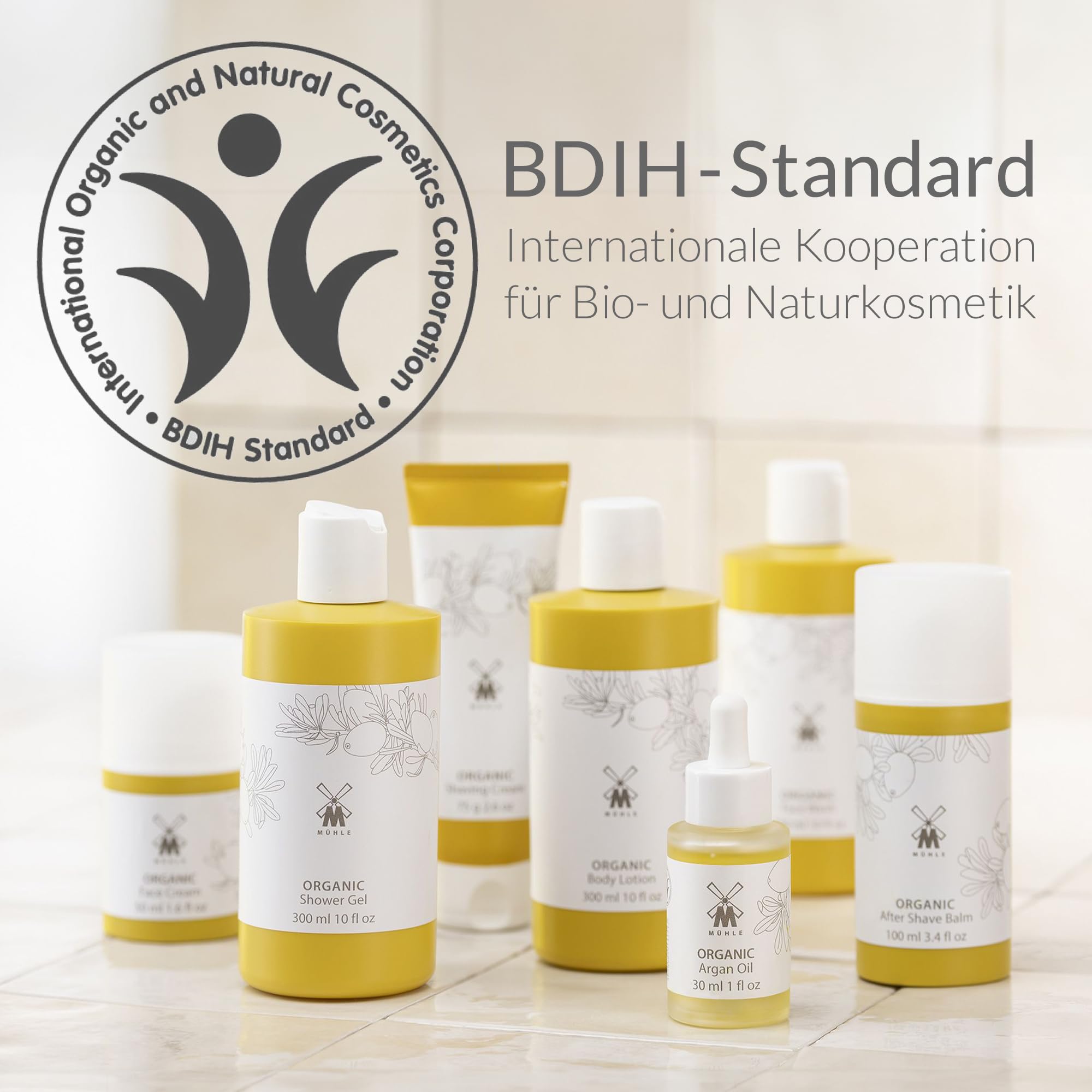 MÜHLE Organic Rasurbalsam - After Shave Balsam mit Bio-Arganöl - vegane Naturkosmetik - 100 ml