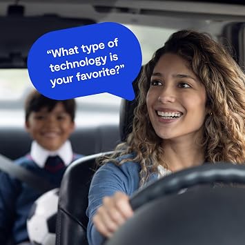 Bark Drive-A-Logue - Driving Family Conversations - Ages 15-18 | 50 card deck with what if prompts for ages 15-18. Helps parents and kids enjoy honest, meaningful car conversations.