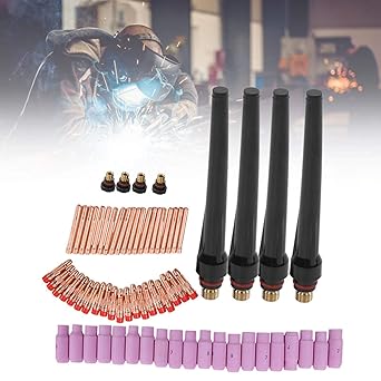TIG Torch Accessories, WP 17/18/26 TIG Welding Torch Kit for Welding Of Non ferrous Metals