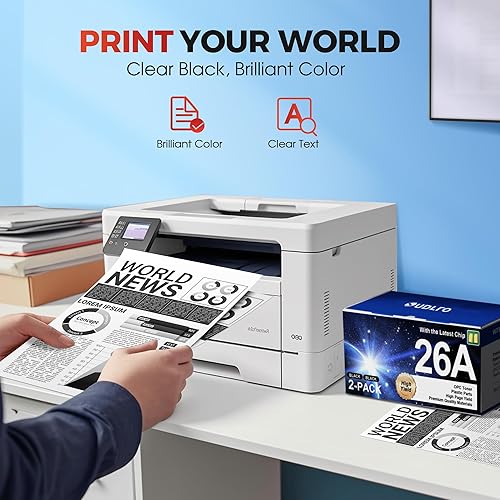 Miniatura 5 de Cartucho de tóner 26A para impresora HP, repuesto para impresora HP 26A CF226A 26X CF226X para compatible con impresora Pro M402dw M402dn M402dne