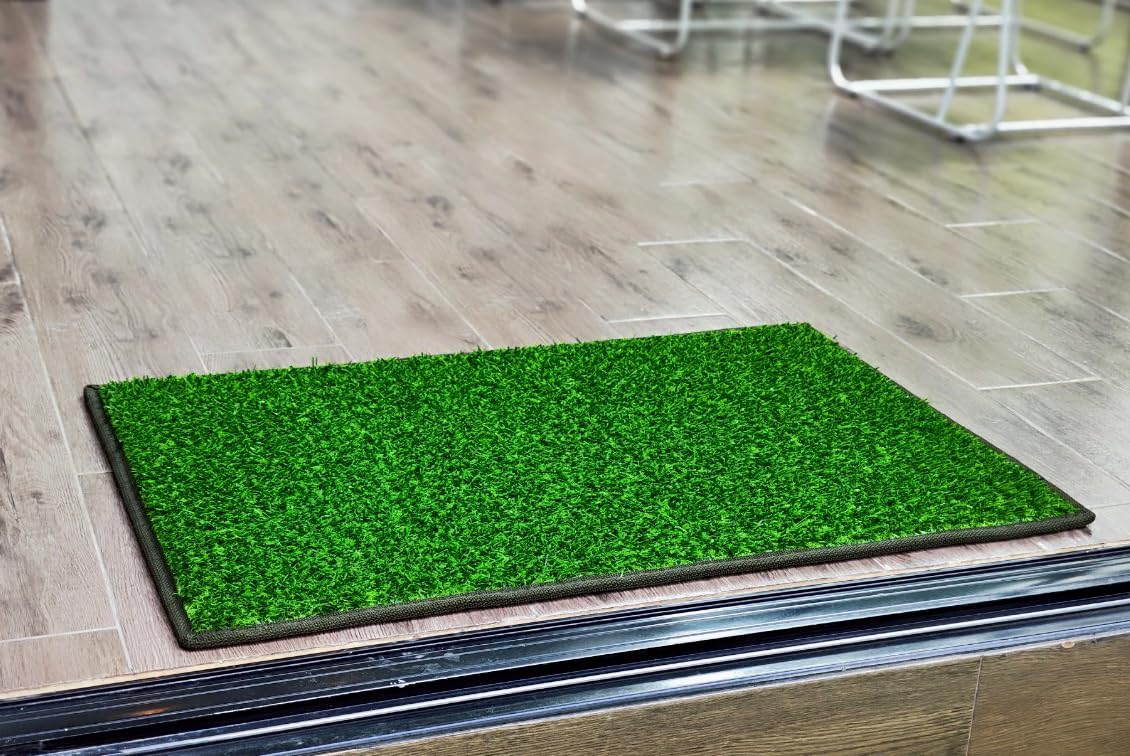 Paladin Small Smooth Cut Indoor Mat - Anti-Slip, Quick-Drying Synthetic Turf Mats for Indoor Comfort and Style