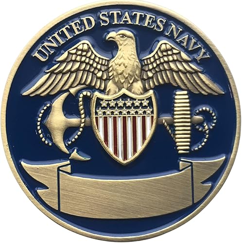 Vista 2 de Moneda de desafío de armas secretas de Estados Unidos USN Arma Secreta