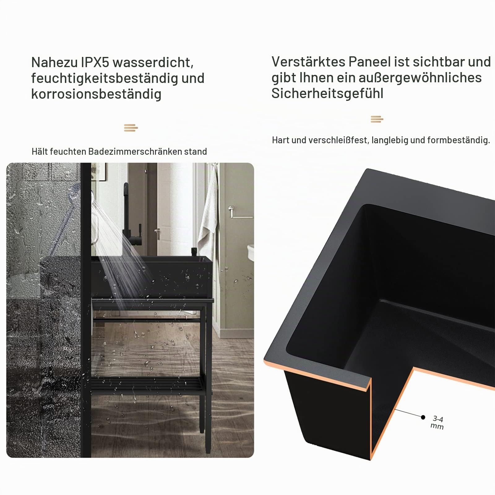 Außenbereich Spülbecken, Spülbecken Edelstahl, Spültisch, Spühlbecken, Mobiles Waschbecken, für Küche Waschbecken Werkstatt Bauernhaus Freistehend Verpflegung Kommerziell Spül (Size : 60 * 45)