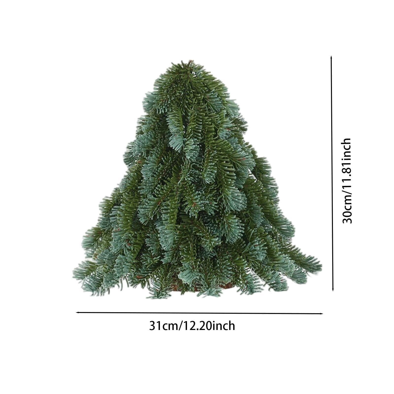 Mini Sapin de Noël Artificiel de Table, décoration de Noël, Accessoires de Table for Les fêtes.(30cm)