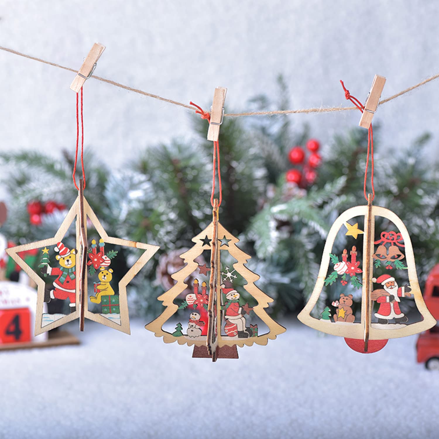 Amazon.co.jp: クリスマス 飾り オーナメント クリスマスツリー飾り