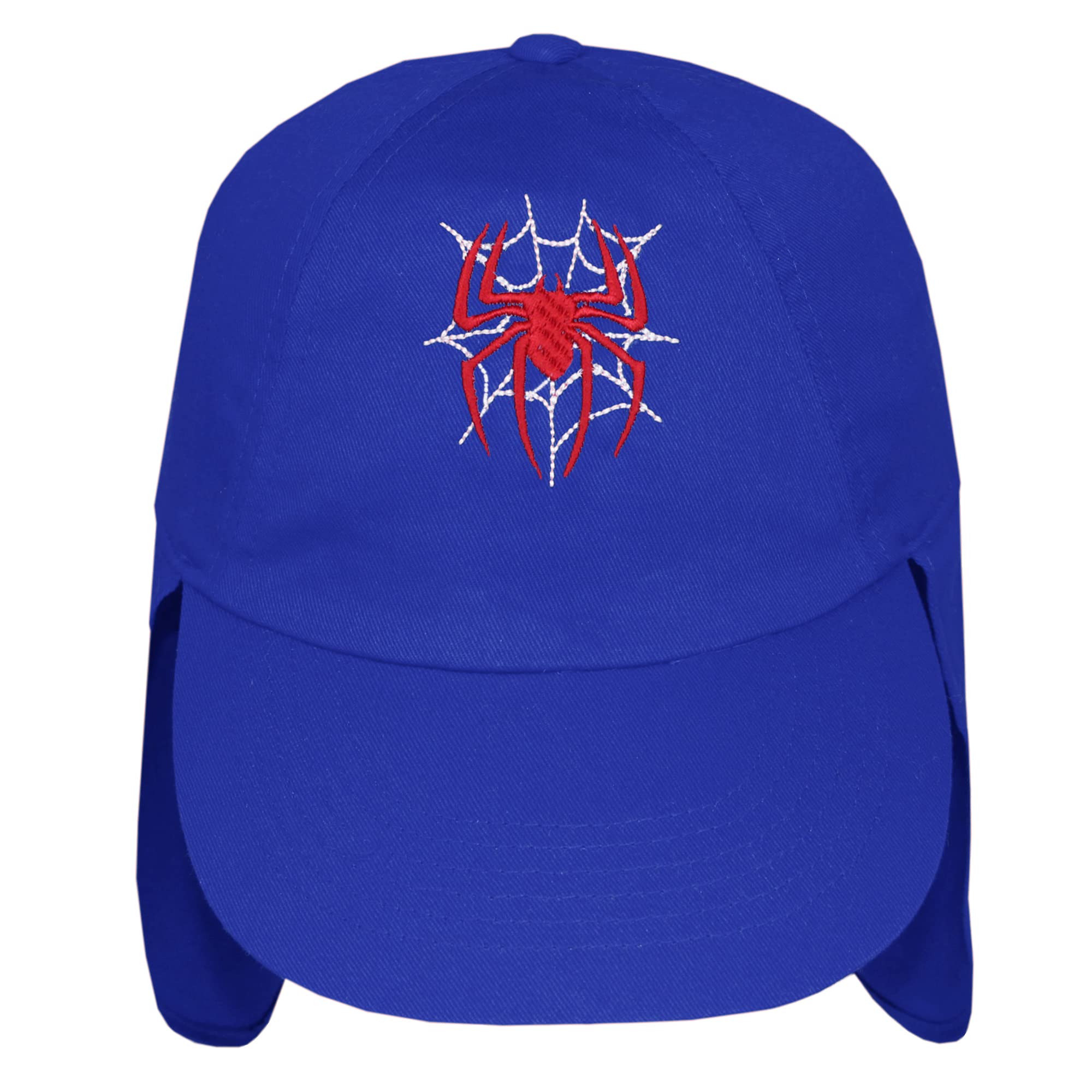 TeddyTs Spider Web Legionnaires Sun Hat (4-8 Years) (Royal Blue), One Size