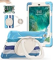 Vista 10 de BATYUE Funda para iPad de 6ª generación de 9.7 pulgadas 2018, iPad 5ª generación 2017, iPad Air 2/iPad Pro de 9.7 pulgadas, funda protectora a