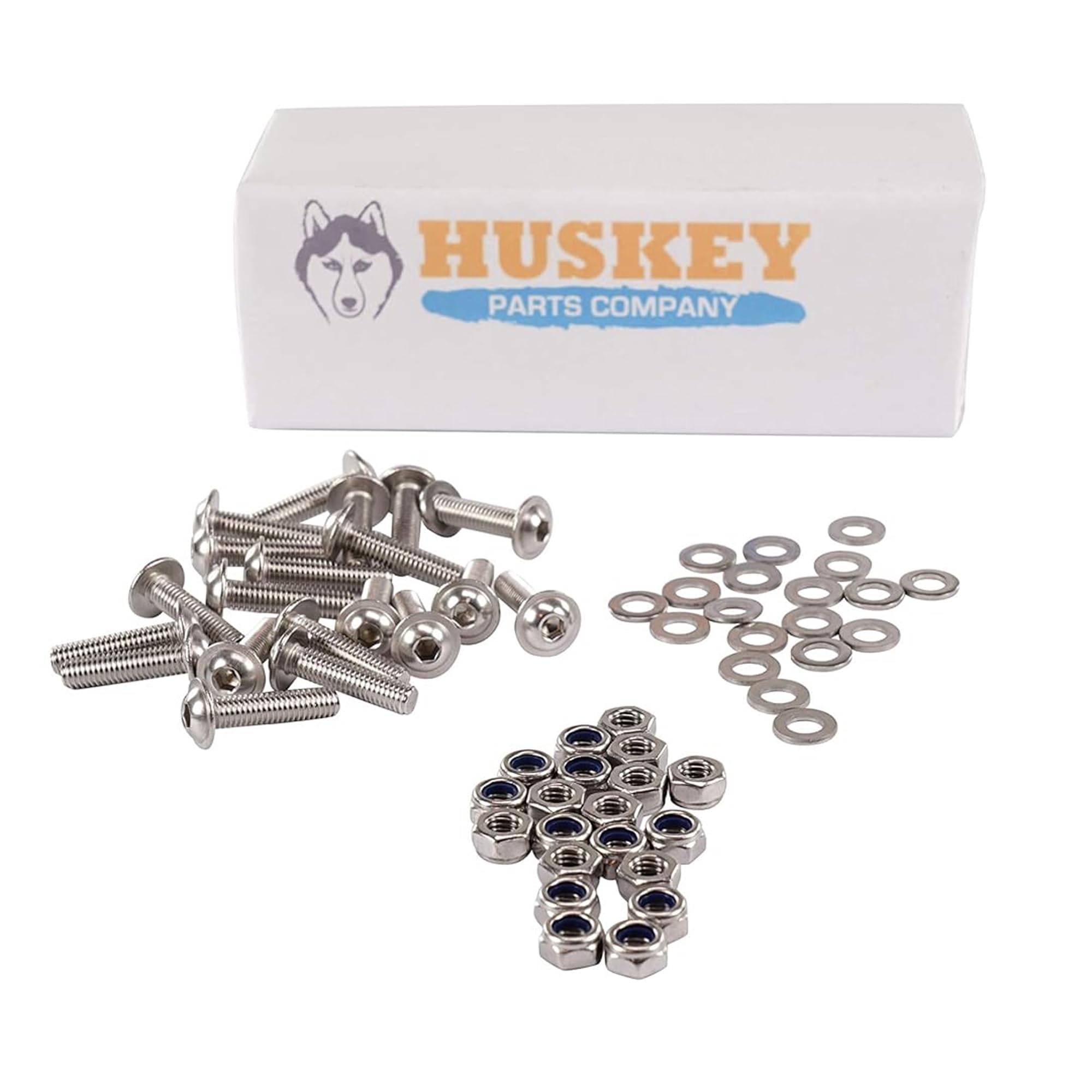 Huskey Parts Company 304 Stainless Steel Bolts for Golf Cart Fender Flares EZGO Club Car Yamaha