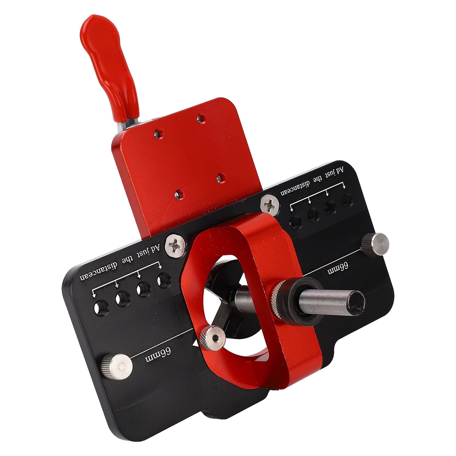 Maschera per Cerniera Nascosta 35mm, Guida Foratura per Installazione Ante Armadi, Kit Punta Trapano in Lega di Alluminio per Lavorazione del Legno, Accessorio per Mobili