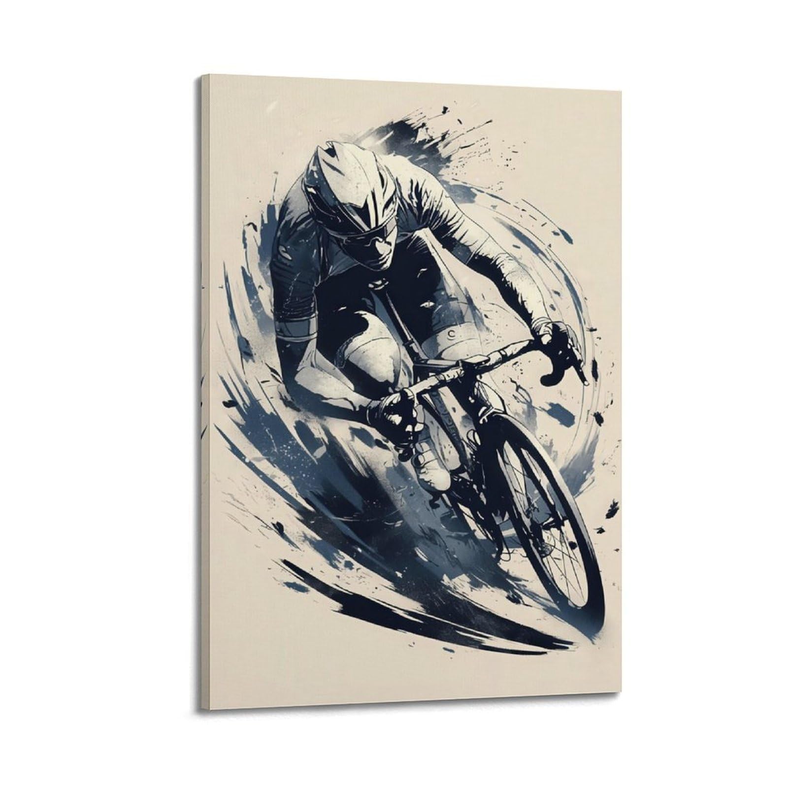 Course de vélo de route poster de sport vintage WIZIGM pour habiller un mur nu