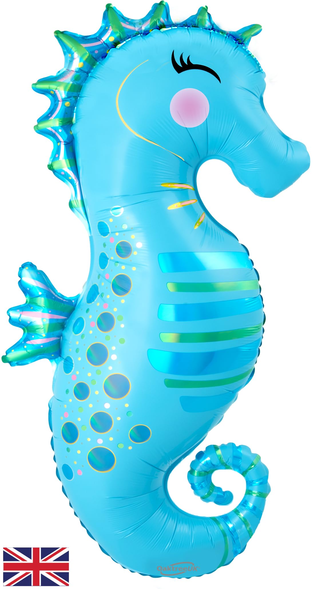 Oaktree Shape 35" Iridescent Seahorse