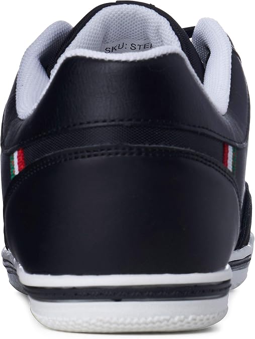 alpine swiss Mens Stefan Suede Trim Retro Fashion Sneakers