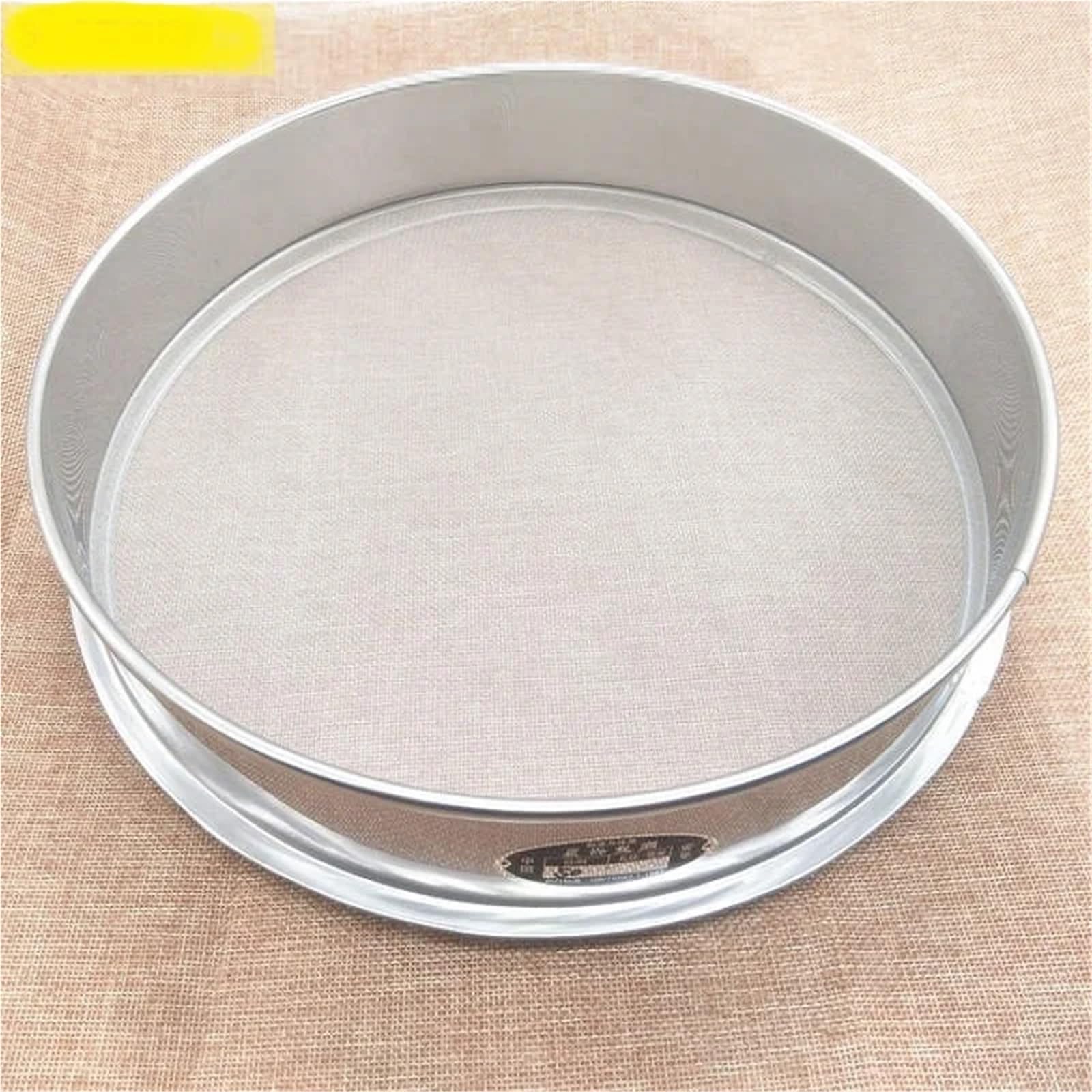 Tamiz de harina de acero inoxidable de 1 pieza, malla 12-200, tamiz de prueba estándar de 20 cm de diámetro, tamiz de harina for muestreo.,Tamizador de harina(500mesh 0.0308mm)