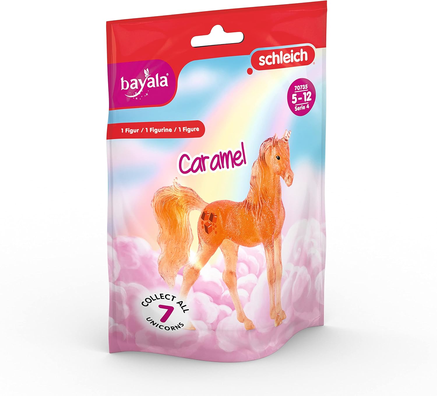 Schleich bayala, Collectible Unicorn Toy Figure for Girls and Boys, Caramel Unicorn Figurine (Dessert Series), Ages 5+