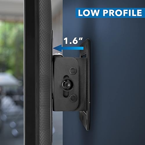 Miniatura 8 de Mount-It! Soporte de pared pequeño para TV con liberación rápida  Se adapta a pantallas de 13 a 32 pulgadas  Diseño delgado de perfil bajo  Soporte