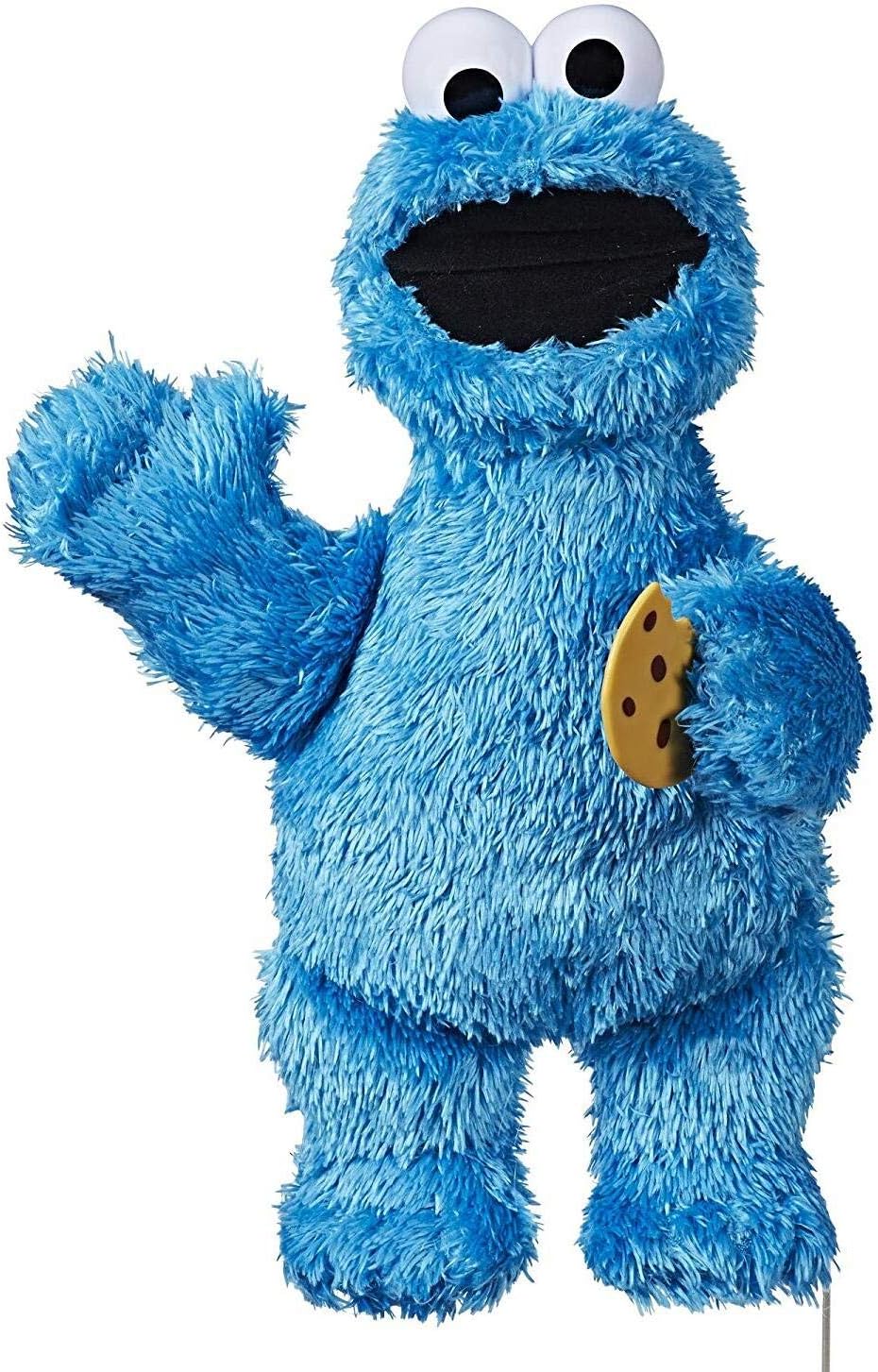 Sesame Street Feed Me Cookie Monster Plush: Interactive 13 Inch Cookie Monster, Says Silly Phrases, Belly Laughs, Toy for Kids 18 Months Old and Up