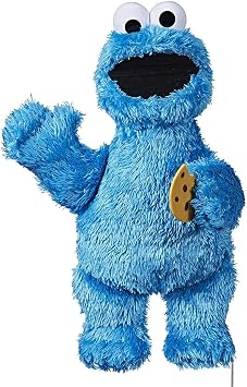 Sesame Street Feed Me Cookie Monster Plush Interactive 13 Inch Cookie Monster, Says Silly Phrases, Belly Laughs, Toy for Kids 18 Months Old and Up