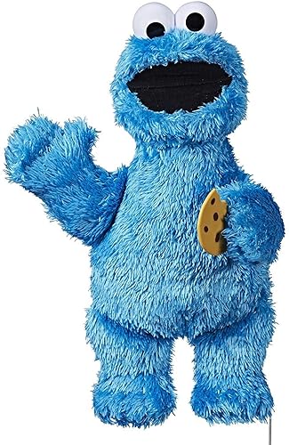 Sesame Street Feed Me Cookie Monster Plush: Interactive 13 Inch Cookie Monster, Says Silly Phrases, Belly Laughs, Toy for Kids 18 Months Old and Up