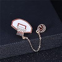 Vista 7 de Jewelry Making Pin Backs Frame Basketball Brooch Creative Design Brooch Funny Brooch Cartoon Badge Backing for