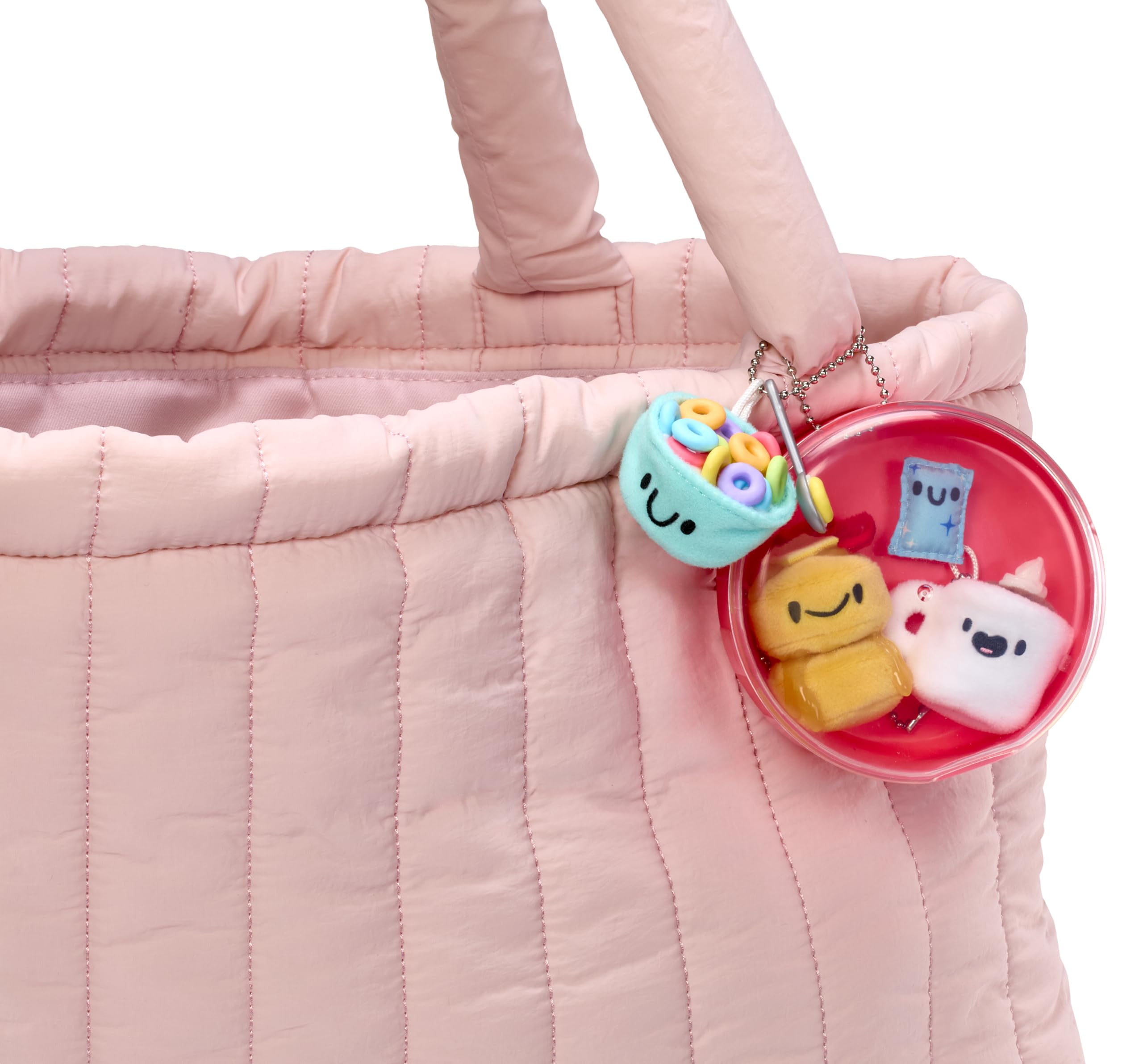 MGA’s Miniverse Make It Mini Plush – Zestaw do samodzielnego wykonania pluszowych zabawek o tematyce kulinarnej z klejem samoutwardzalnym i breloczkiem, 8 figurek kolekcjonerskich, dla dzieci od 8 lat