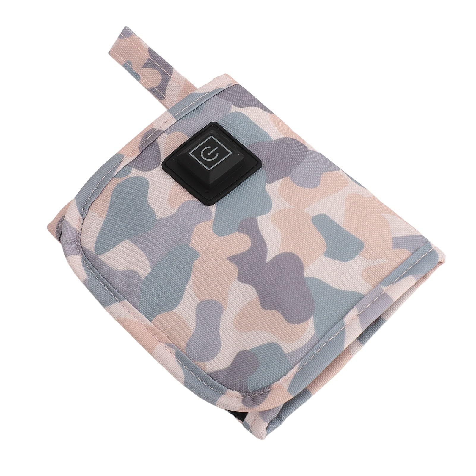 Calentador de Biberón Portátil, Bolsa de Calentador de Leche Recargable USB para Fórmula, Leche Materna, Temperatura Constante Agua Constante Agua para Viajar, Hogar (Gris blanco)