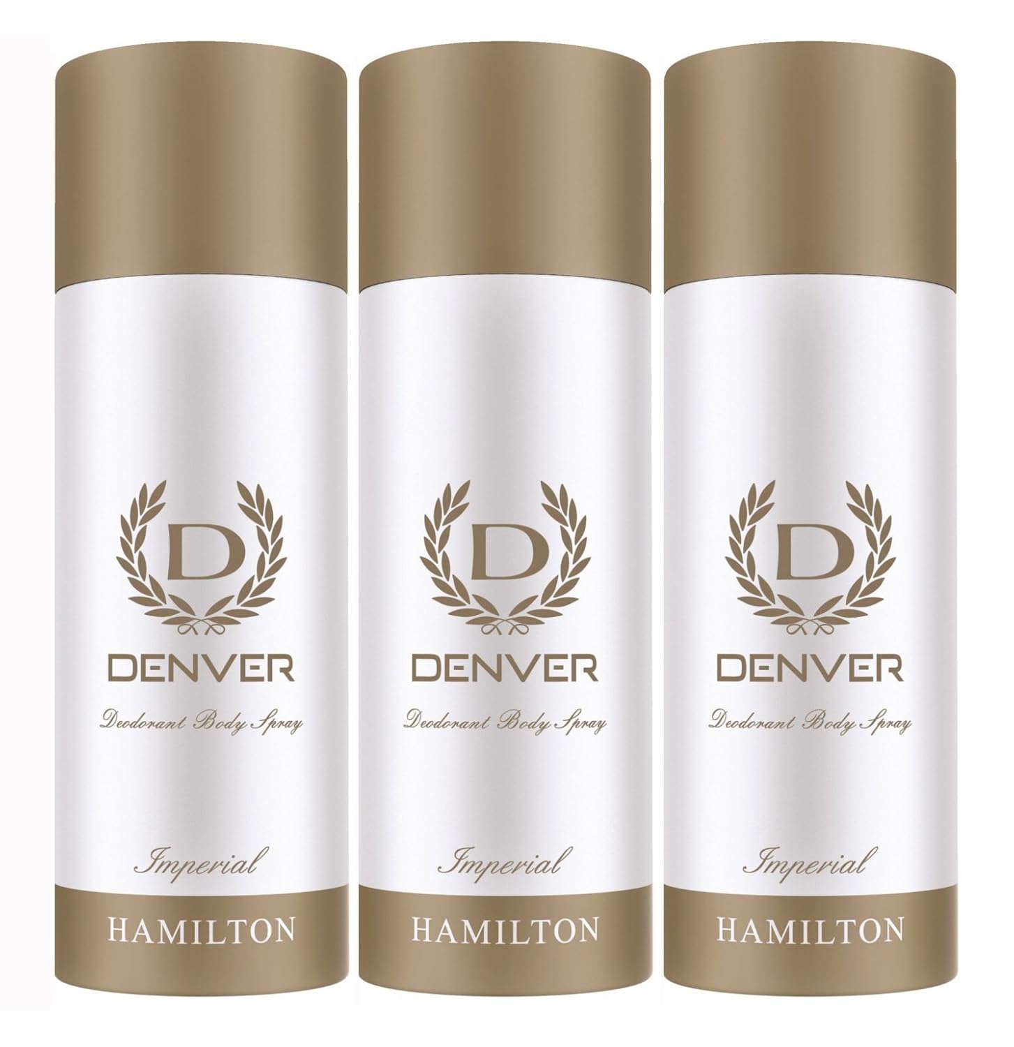 Denver Hamilton Imperial Deodorant Body Spray 165Ml Each
