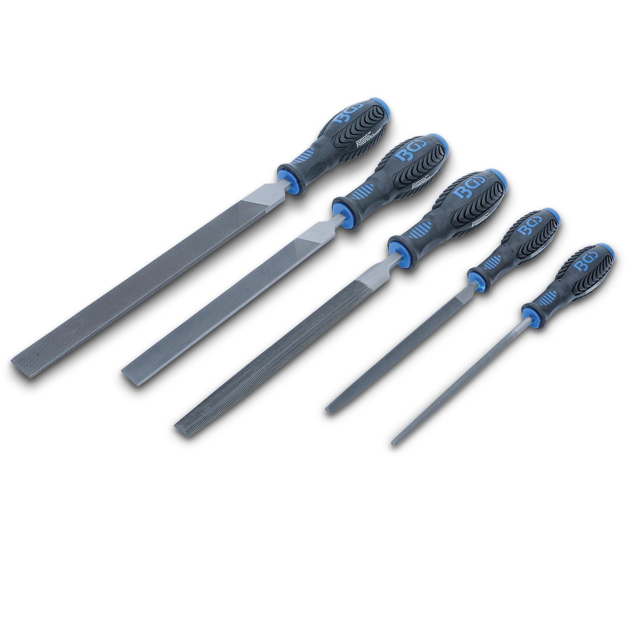 BGS 70098 | Juego de limas para taller | 5 piezas
