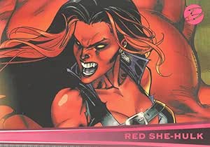 2011 Marvel Dangerous Divas Trading Card #21 Red She-Hulk at Amazon's