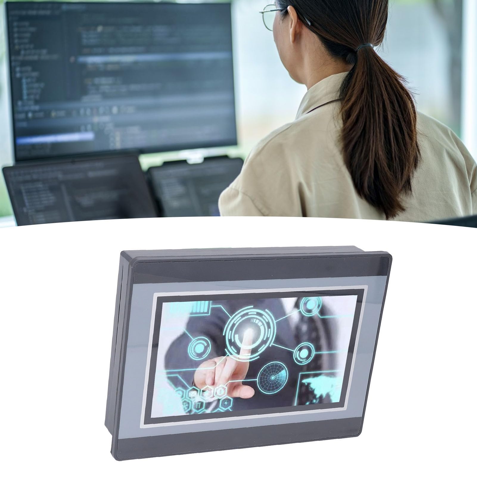 Generic Programowalny Sterownik Logiczny DC24V z 7-calowym Ekranem Dotykowym TFT LCD i Krystalicznie Czystym Wyświetlaczem do Zarządzania temperaturą i Automatyzacji Procesów