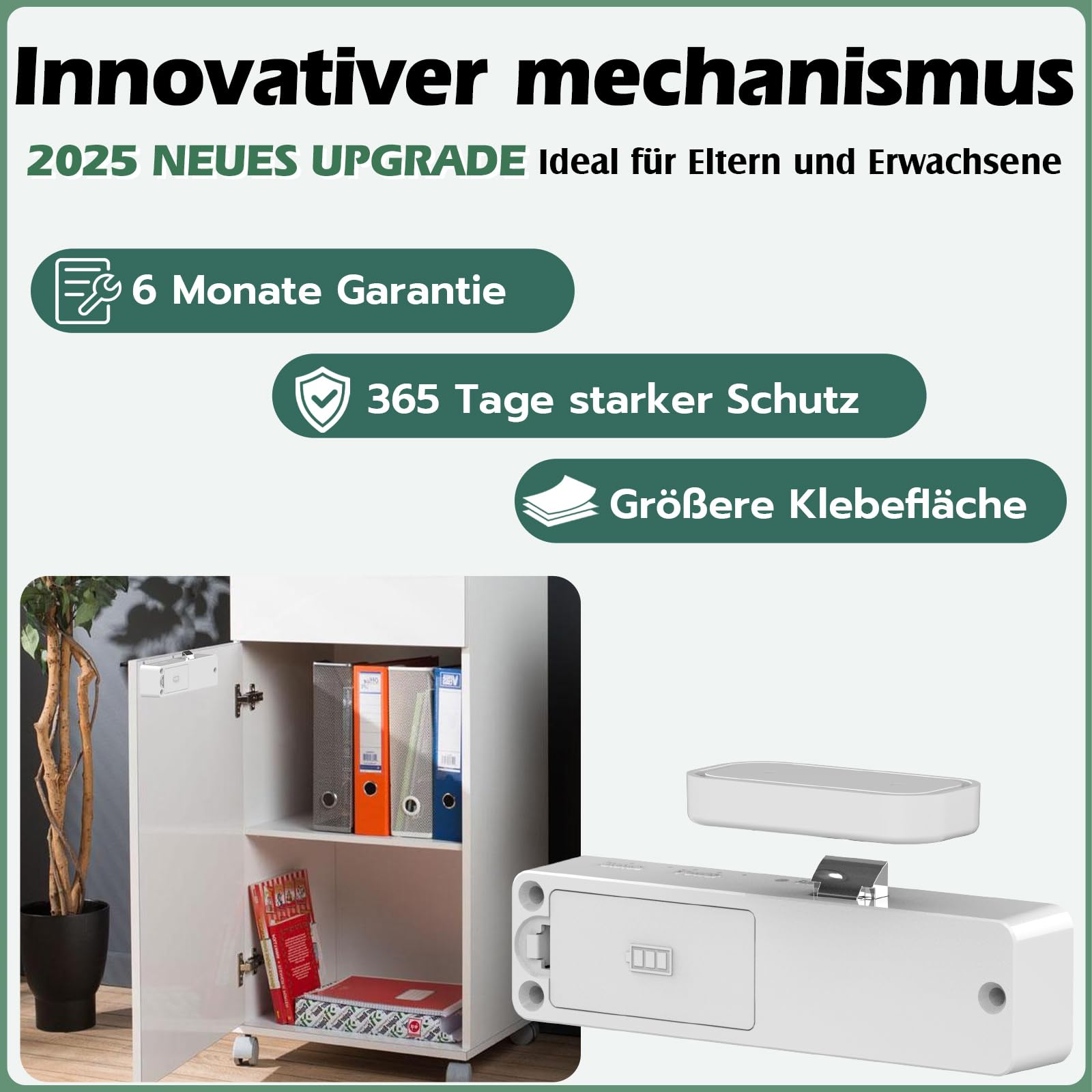 Eseesmart Smart Elektronisch Schrankschloss RFID APP NFC Schubladenschloss Baby Möbel Schloss