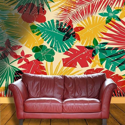 Miniatura 3 de Papel tapiz de papel floral para cocina, retro, vintage, fondo de TV, fácil de quitar (40 pulgadas de ancho) x 31.5 pulgadas de alto