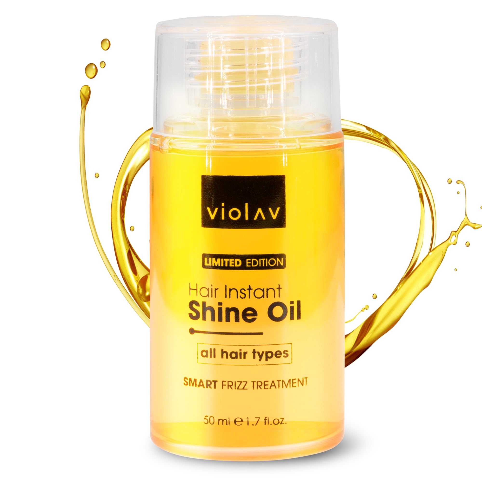 Hair Oil for Frizzy Hair | Hair Growth Oil, Heat Protectant, Instant Shine, Strong Care Serum for Split Ends & Curls - Hair Perfume, Travel Size, Damaged, Dry Oils Curly Hair & Anti Frizz Control