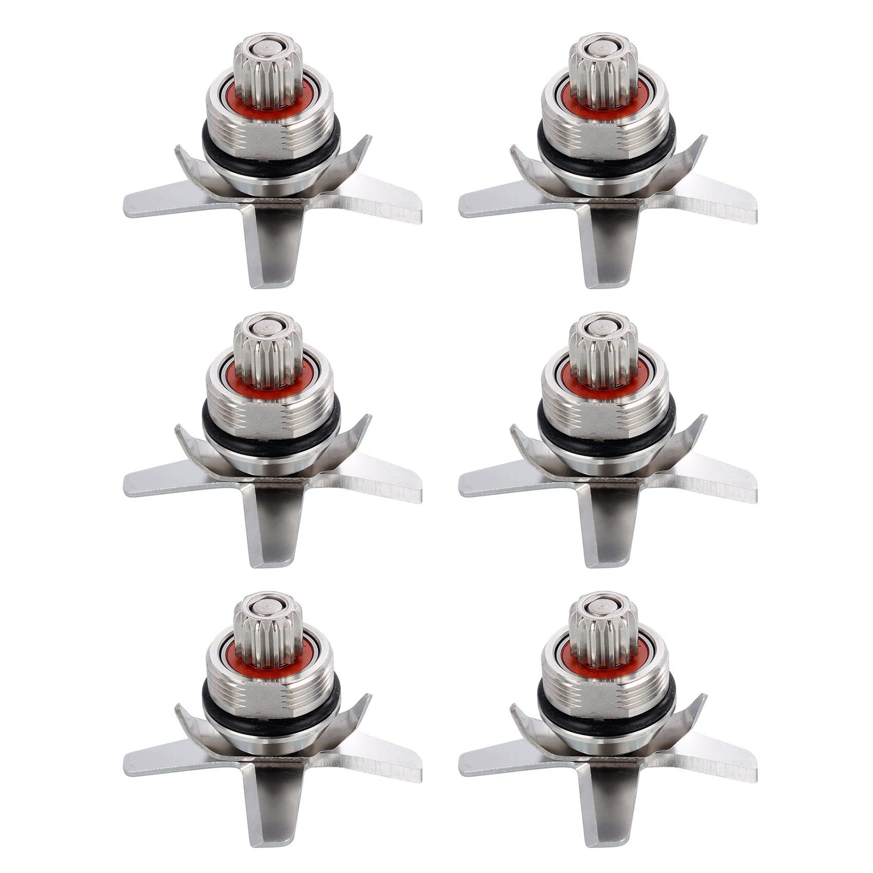 Hndhbfgrt 6X 767 Stainless Steel Hardened Six Mixing and Cutting for TWK 767 Blades Knife for Juicer Blender Part